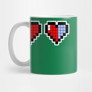 Pixel Hearts Mug